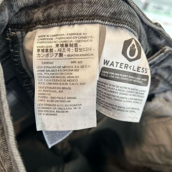 Levi’s wedgie premium straight Jean size 25 - Picture 8 of 9